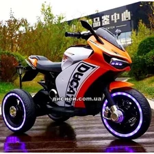 Детский мотоцикл M 4053 L-7, Ducati, кожаное сиденье